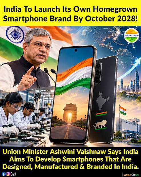 'Indian-Designed, Indian-Branded Phones By 2028': Union Minister's Big Promise