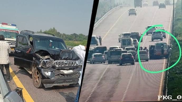 Rahul Gandhi's car involved in collision on way to court