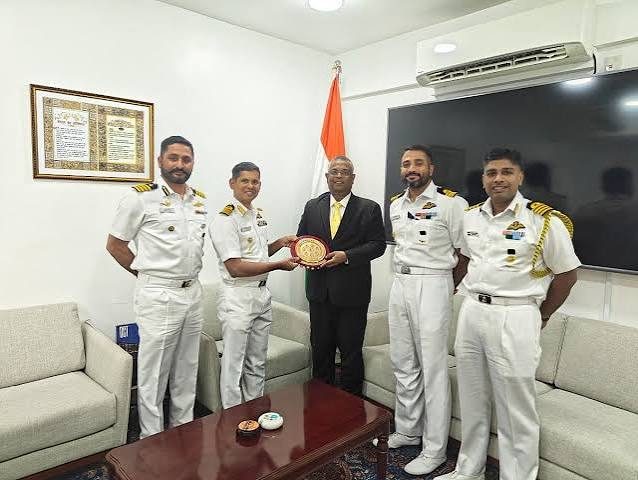 Indian Navy training squadron reaches Maldives as Male signs defence, maritime pacts with Pakistan