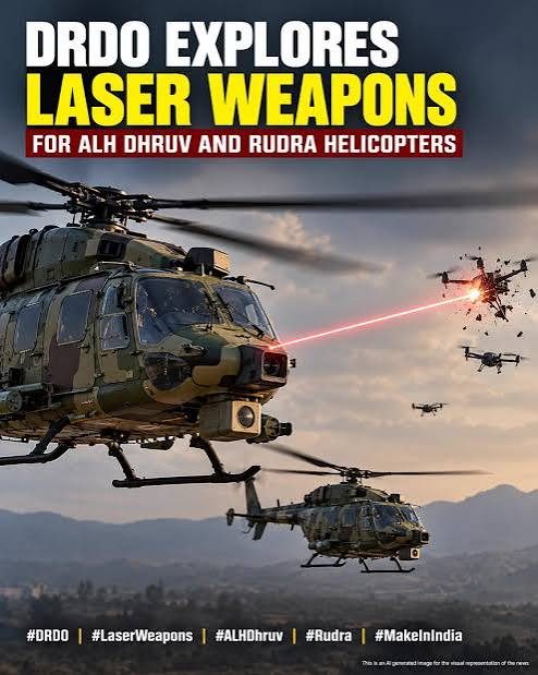 DRDO working on laser weapon pod for helicopters; development to be completed by 2029