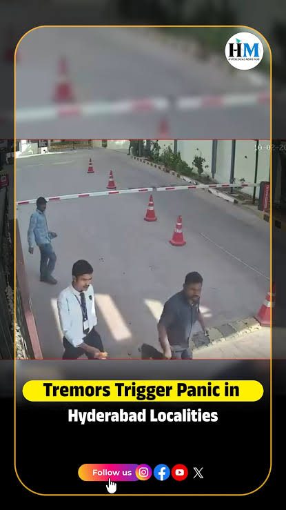Explosion sound, earthquake-like tremors in Hyderabad trigger panic