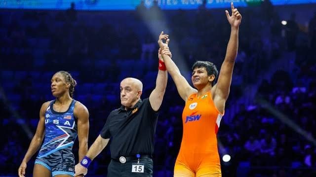 Wrestler Tanu bags bronze in her maiden Senior World Championships