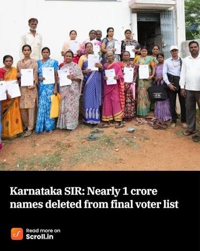 Nearly 1 crore names deleted; Karnataka's final electoral rolls list 4.5 crore voters